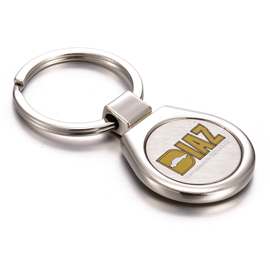Metal Keychain with Customized Logo
