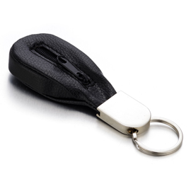 Leather Mini Keychain With Coin Bag