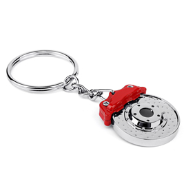 Disc Brake Metal Keychain