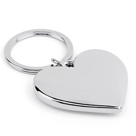 Heart Shape Metal Keychain