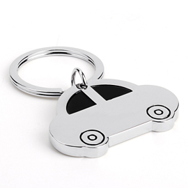 Car Shape Metal Keychain