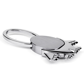 Plane Shape Metal Keychain