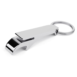 Classic Chrome Bottle Opener Keychain