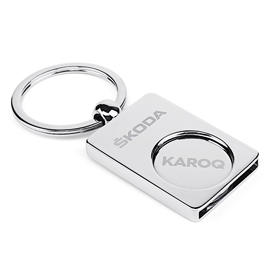 Trolley Coin Metal Keychain