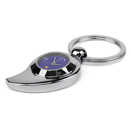 Classic Chrome Watch Keychain