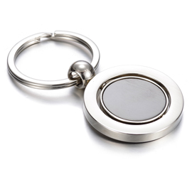 Spinning Metal Keychain