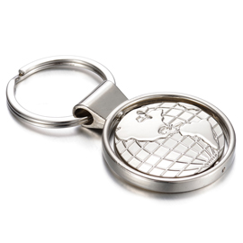 Sport & Map Metal Keychain