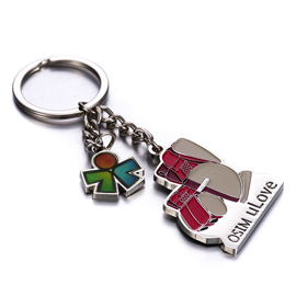 Charms Metal Keychain