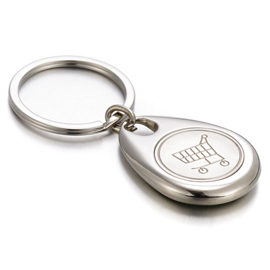 Trolley Coin Keychain