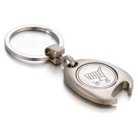 Trolley Coin Keychain