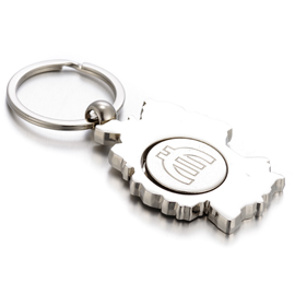 Trolley Coin Keychain