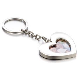 Photo Frame Metal Keychain