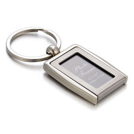 Photo Frame Metal Keychain