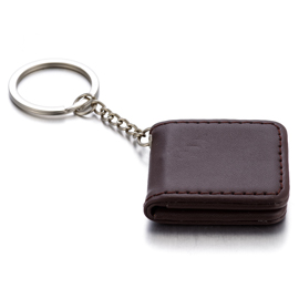 Photo Frame Leather Keychain